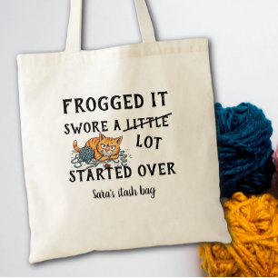 Sac Fourre-Tout Pour Amoureux De Tricot Et Crochet