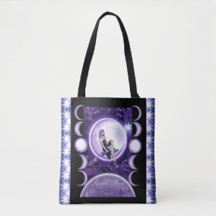 Sac fourre-tout pour enfants de la lune violette