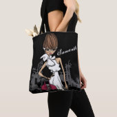 Sac fourre-tout pour fille stylée (De près)