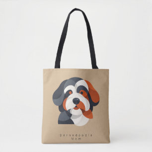 Sac fourre-tout pour maman Bernedoodle moderne - T