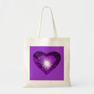 Sac fourre-tout pourpre "coeur" du coeur