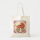 Sac fourre-tout poussette bébé fille (Devant)
