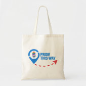 Sac fourre-tout "Pride This Way" (Devant)