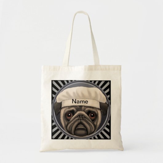Sac fourre-tout Pug Chef (Devant)