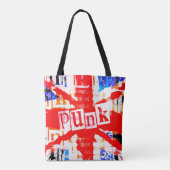 Sac fourre-tout Punk Union Jack (Dos)