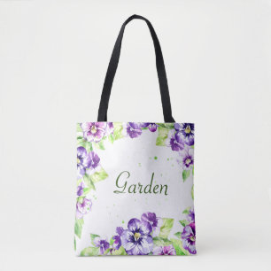 Sac fourre-tout Purple Pansy
