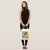 Sac fourre-tout pygméen à chèvre - "chèvre (Devant (modèle))