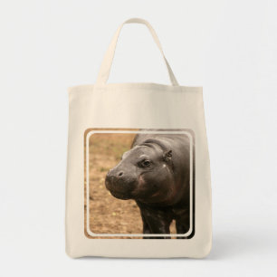 Sac fourre-tout pygméen à épicerie d'hippopotam