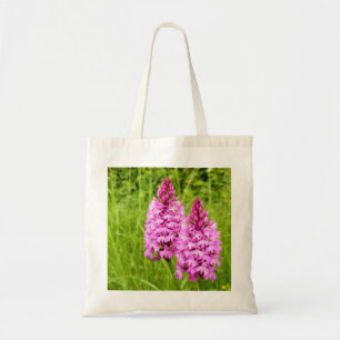 Sac fourre-tout pyramidal d'orchidées