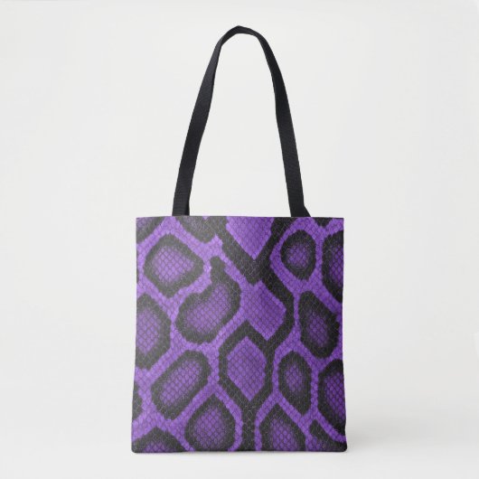 Sac fourre-tout Python boule violet Style 2 (Devant)