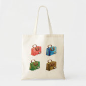 Sac fourre-tout Quatre valises (Devant)