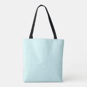 Sac fourre-tout queue de sirène turquoise teckel (Dos)