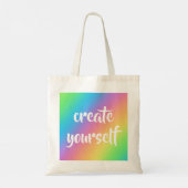 Sac fourre-tout Rainbow "Create Yourself" (Dos)