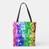 Sac fourre-tout Rainbow Graffiti (Dos)