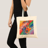 Sac fourre-tout Rainbow Hamsa (Devant (produit))