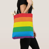 sac fourre-tout "Rainbow Pride" (De près)