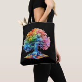 Sac fourre-tout Rainbow pride (De près)