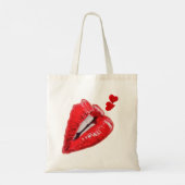 Sac fourre-tout Red Lips (Dos)