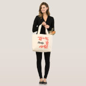 Sac fourre-tout Red Tiger Lilly (Devant (modèle))