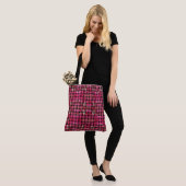 Sac fourre-tout Red Woven (Sur le modèle)
