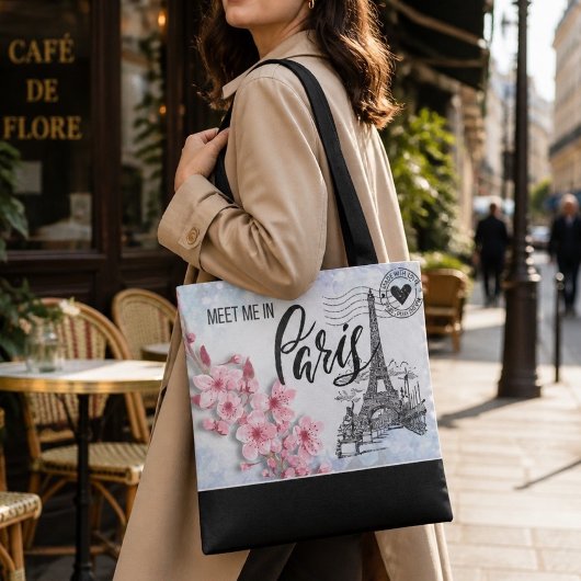 Sac fourre-tout « Rencontre-moi à Paris »