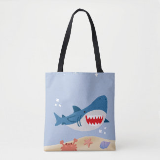 Sac fourre-tout requin bleu
