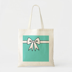 Sac fourre-tout rétro Bow Aqua