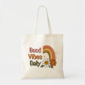 Sac fourre-tout rétro Good Vibes Only (Devant)
