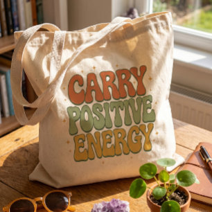 Sac fourre-tout Rétro Groovy qui véhicule une éner