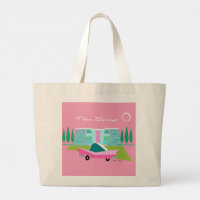 Sac fourre-tout Retro Pink Palm Springs
