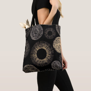 Sac fourre-tout rétro tout-sur-impression moyen