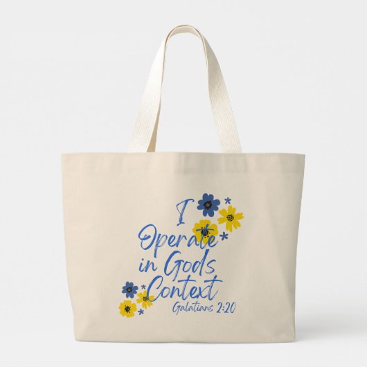 Sac fourre-tout réutilisable de couplet d'écriture (Dos)