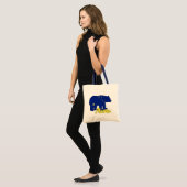 Sac fourre-tout réutilisable du drapeau de l'Alask (Devant (modèle))