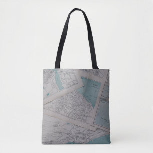 Sac fourre-tout Rêve de cartographe vintage