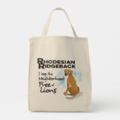 Sac fourre-tout Rhodesian Ridgeback (Dos)
