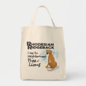 Sac fourre-tout Rhodesian Ridgeback (Devant)
