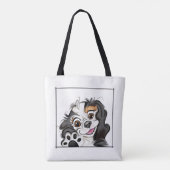 sac fourre-tout Robin| chien mignon (Dos)