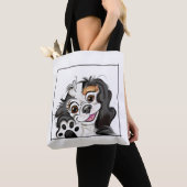 sac fourre-tout Robin| chien mignon (De près)