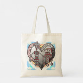Sac fourre-tout Robot Amour (Dos)