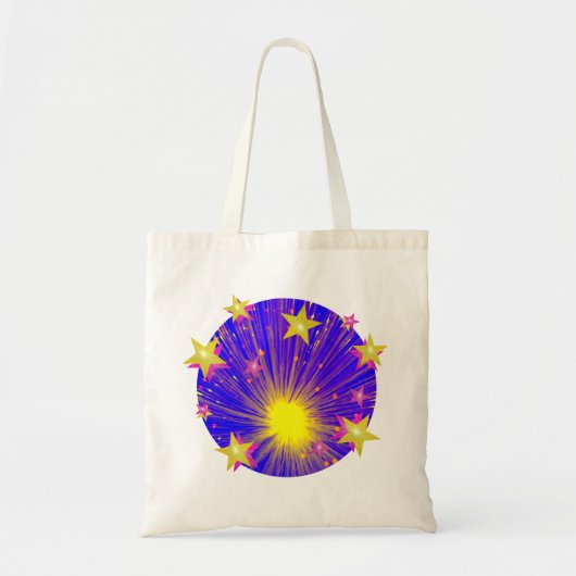 Sac fourre-tout rond Firework (Devant)