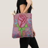 Sac fourre-tout rose (De près)