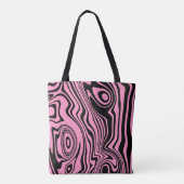 Sac fourre-tout rose avec Motif Waves - Choisir la (Dos)