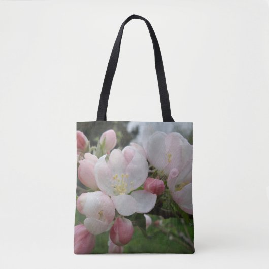 Sac fourre-tout rose blanc (Devant)