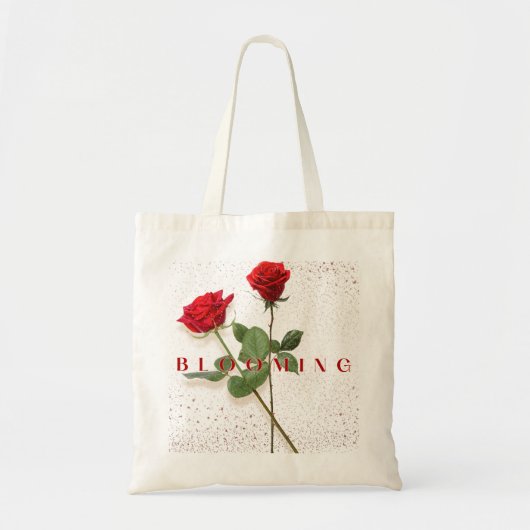 Sac fourre-tout Rose en Fleur (Devant)