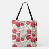 Sac fourre-tout Rose floral (Dos)