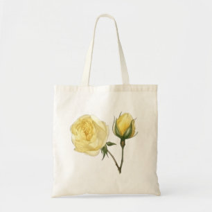 Sac fourre-tout "Rose jaune avec bourgeon"