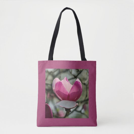 Sac fourre-tout rose Magnolia (Devant)