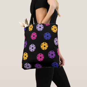 Sac fourre-tout rose néon et jaune Pickleballs