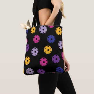 Sac fourre-tout rose néon et jaune Pickleballs