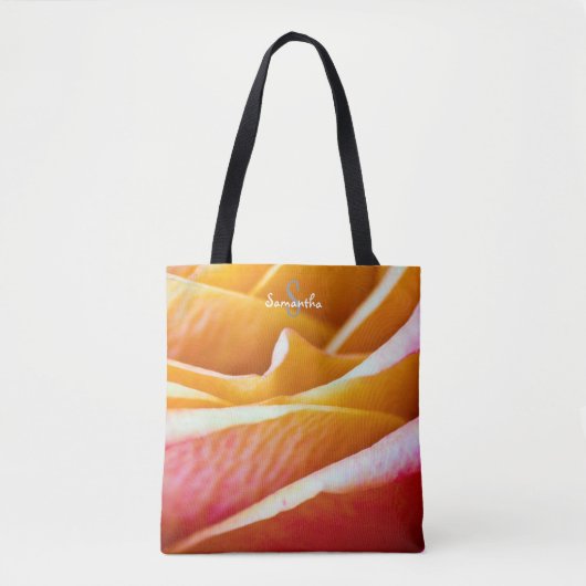 Sac fourre-tout rose orange (Devant)